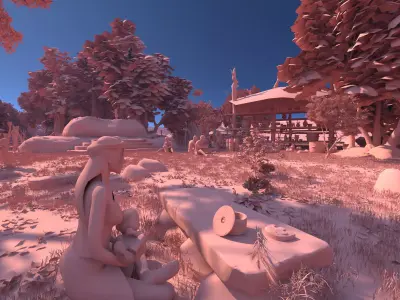 primitive society 3D model