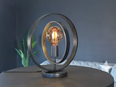 Rings Table Lamp 3D model