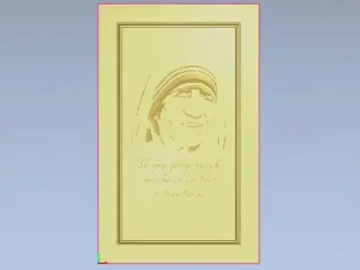 motherteresa door 3D print model