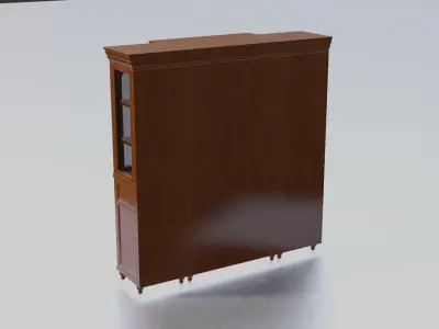 Furniture Display Cabinets Classic Low-poly 3D model