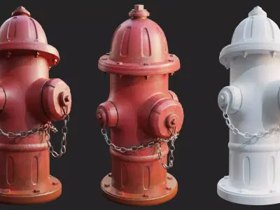 Hydrant fire 3D model purchase