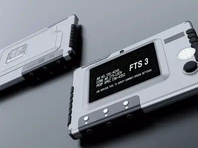 Sci-Fi Tablet 3D model