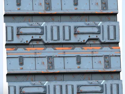 Sci-FI Seamless Texture Texture 14