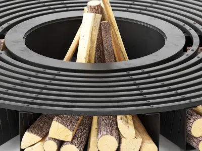 Fire Pit 05 3D model