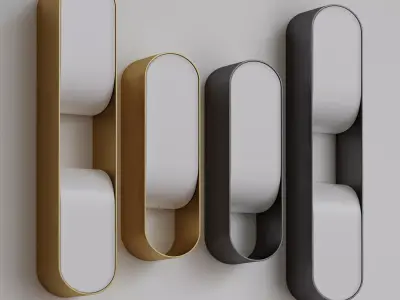 Loop Wall Sconce  Low-poly 3D model