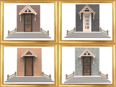Door Roof Collections 3D model