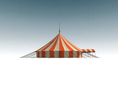 circus tent 3D model