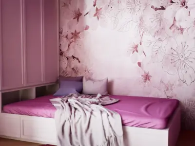 Sweethome front of modern house 3D model