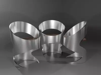 Modren design chair 3D model