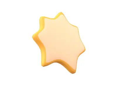 Speech Balloon v32 004 Low-poly 3D model