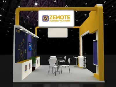 Booth designs 6x4  3D model