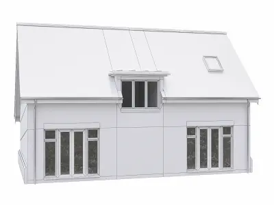 Neighborhood Houses P31 Low-poly 3D model