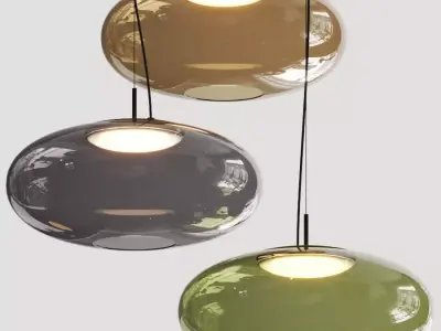 Leds C4 Plat Pendant Lamp 3D model