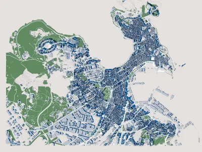 A Corunna City Spain 3D model