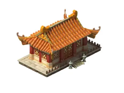 Ancient Architecture 3D model shop