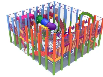Indoor Playground 3D model