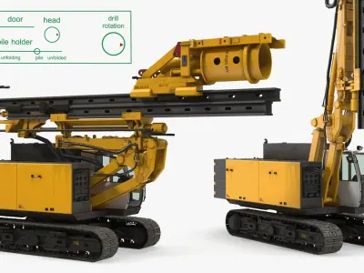  Drill Machine Bauer RG16T Rigged 