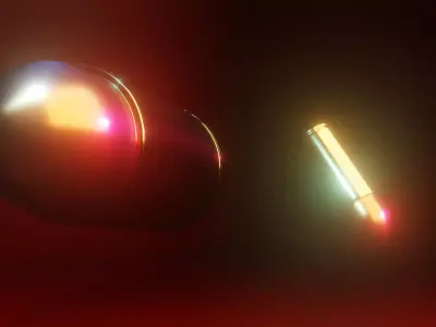 Bullet With Words 3D model