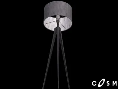 Standing Light Low-poly 3D model