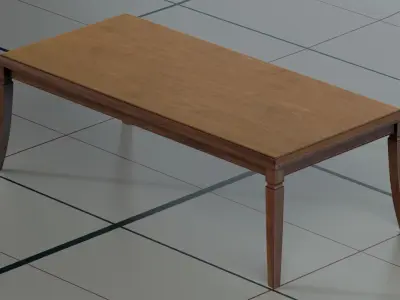 Coffe table PBR 3D model