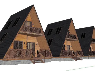 Creative Design-Holiday Cabin-035 3D model