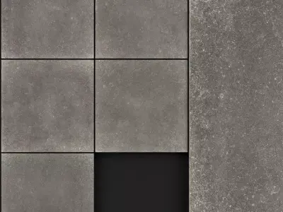 Zeus Ceramica Pierra Bleue Gris 3D model