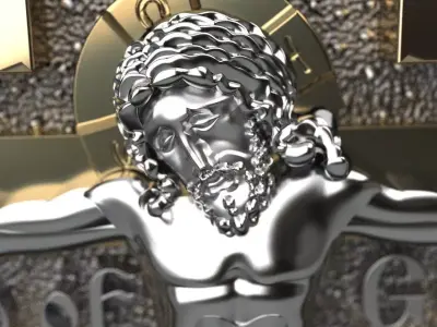 Cross of the Blessed Savior 3D print model