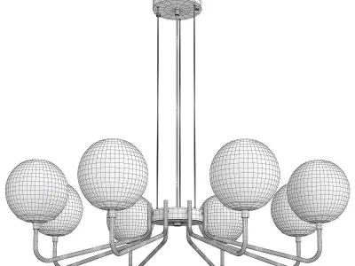 Benigno Chandelier Low-poly 3D model