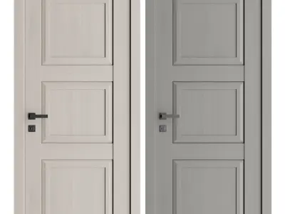 Interior doors ATLANTIC A001 3D model