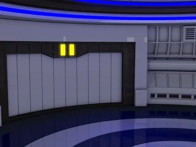 Sci Fi Room 3D model