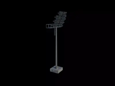 Stadium Light Tower 05 3D model