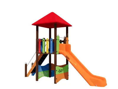 Slide Low-poly 3D model buy