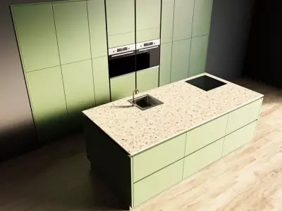 107-Kitchen11 matte 9 3D model