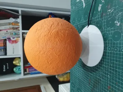 Planet Lamp -- Venus -- 3D Print Ready Night Light 3D print model