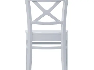 Table Shelton and Chair Mario Dining set 3D model