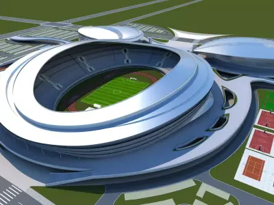 Stadium 4 3D model