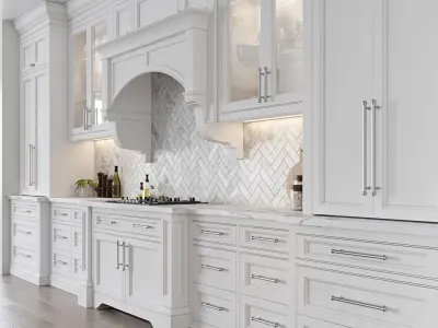 Classic kitchen 8 3D model