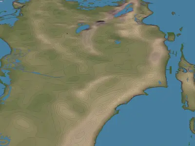 Nassau Low-poly 3D model