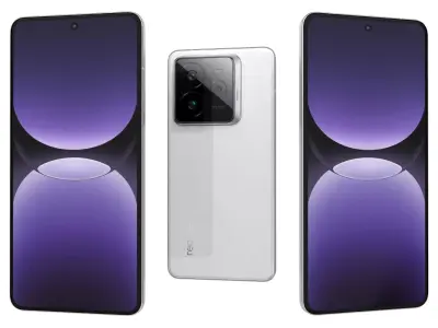 Realme GT7 Pro Light Range White 3D model