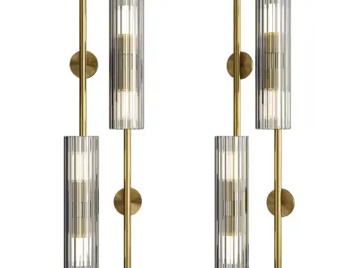 LUCINA WALL Low-poly 3D model