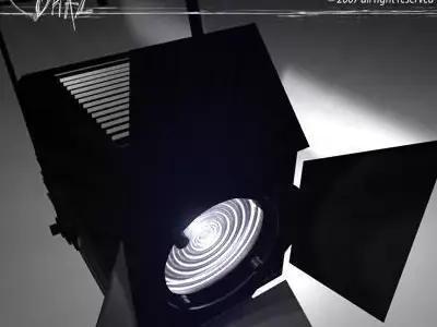 Stage light Fresnel 3D model