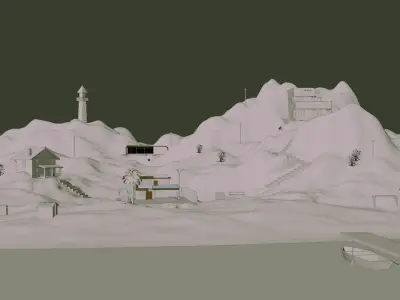 Isolated Island 3D model