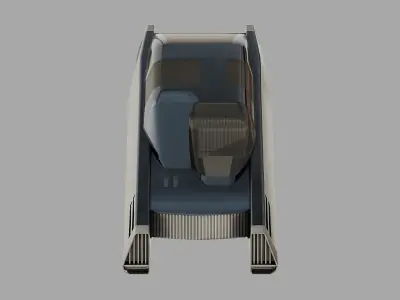 Mon Mothma Coruscant Speeder - Star Wars Andor Low-poly 3D model