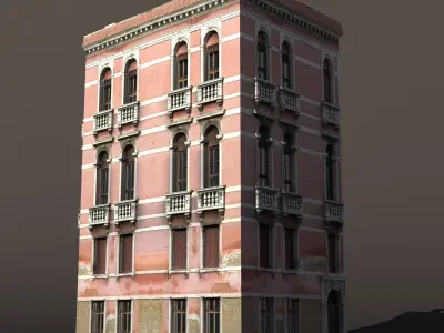 Venice Building 147 Low-poly 3D model