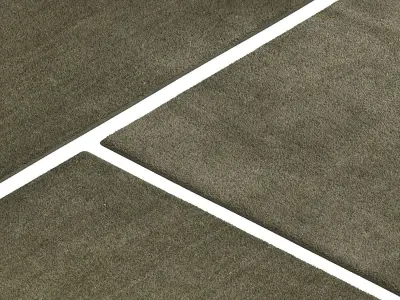 Carpet set 3103 - Wool Green Rug - 4k 3D model