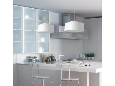 Bronwen 1 - Light Single Dome Pendant - 2 Option 3D model