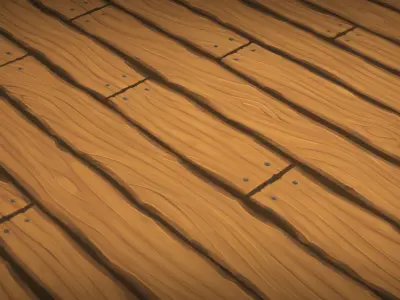 Wood  Texture Hand Painted Texture