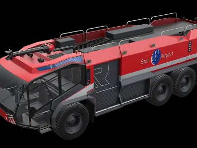  Rosenbauer Panther 6x6 Airport Firetruck - Red 