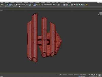 Corbett Arpeggio Wall Sconce Low-poly 3D model