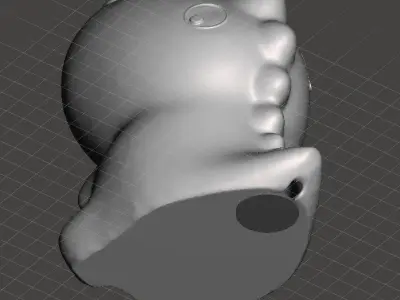 Big nose dino 3 types 3D print model